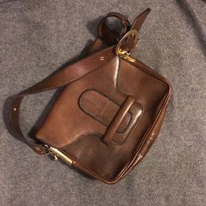 Italian leather pocket